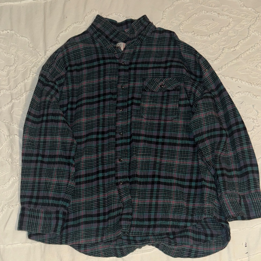 Women’s Plaid Button-Up Shirt